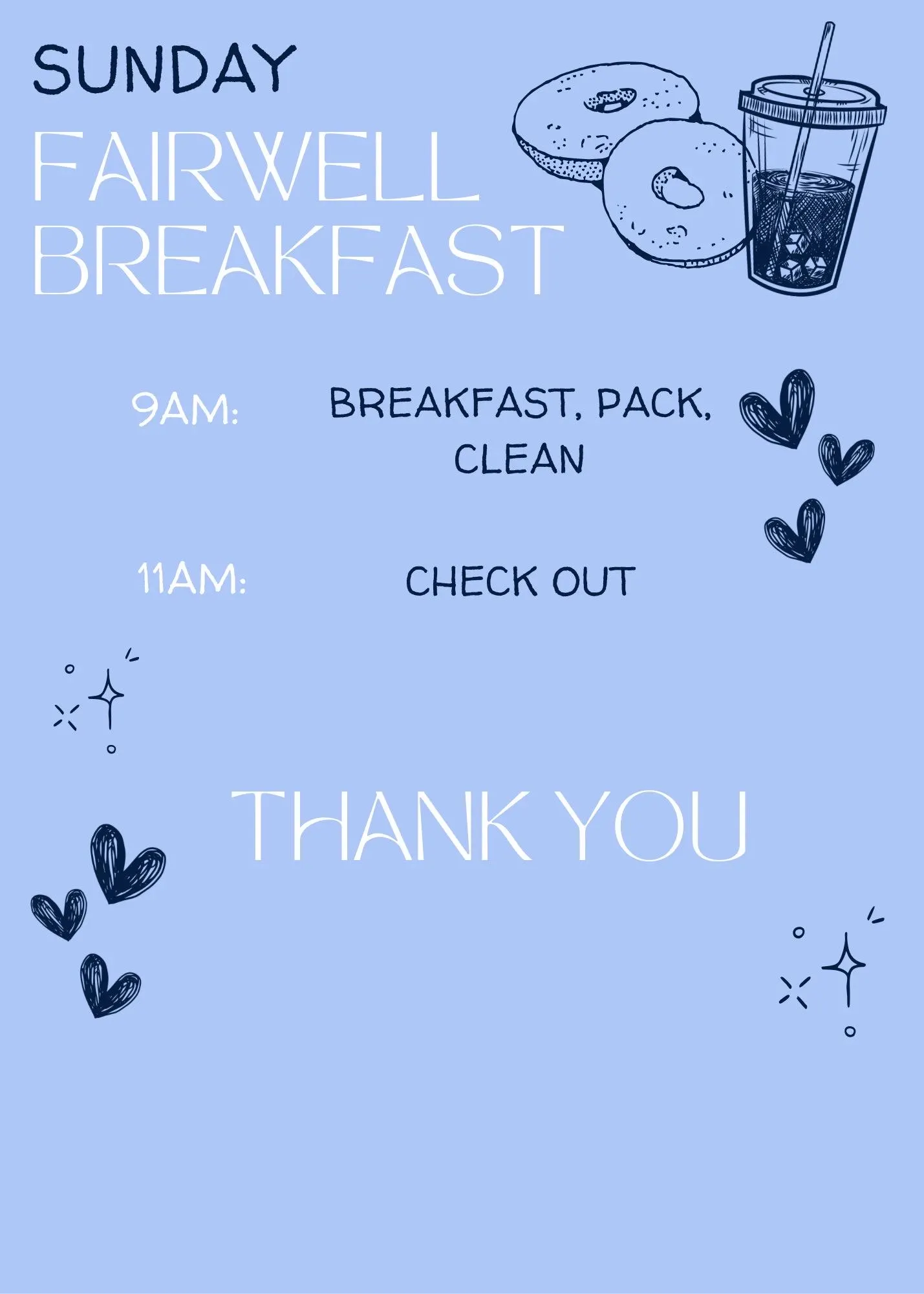 Bachelorette Itinerary Template — view 6