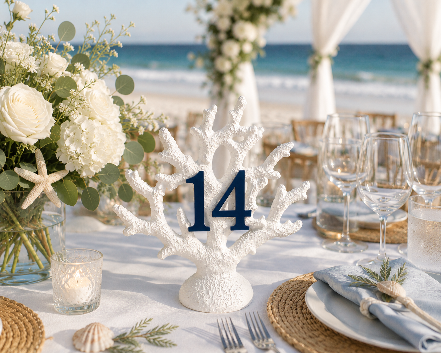 Coral Table Numbers — view 2