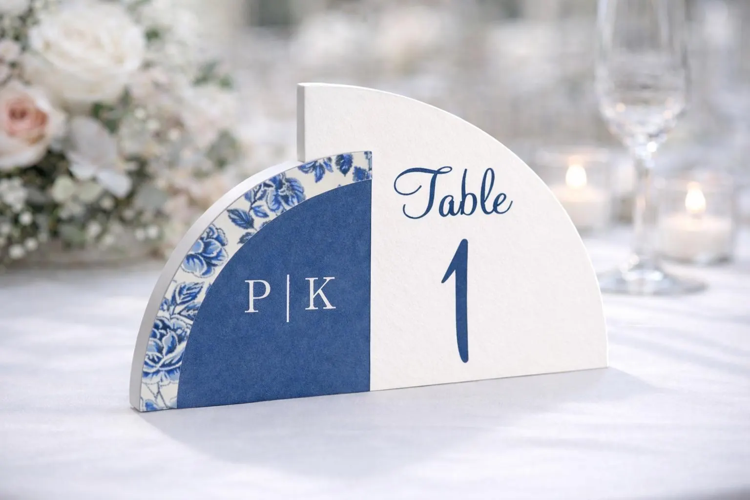 Floral Elegant Table Numbers — view 5