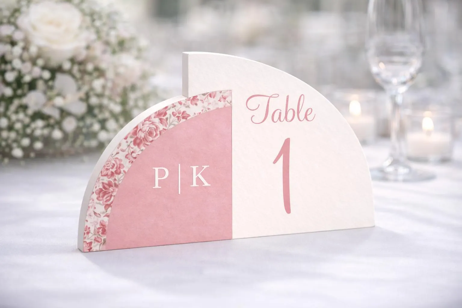 Floral Elegant Table Numbers — view 6