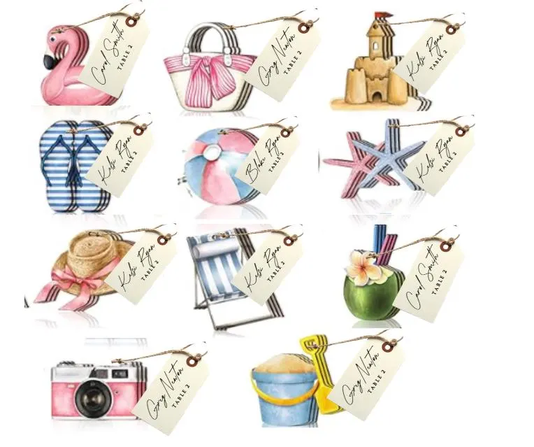 Coastal Keychain Seating Chart — view 6