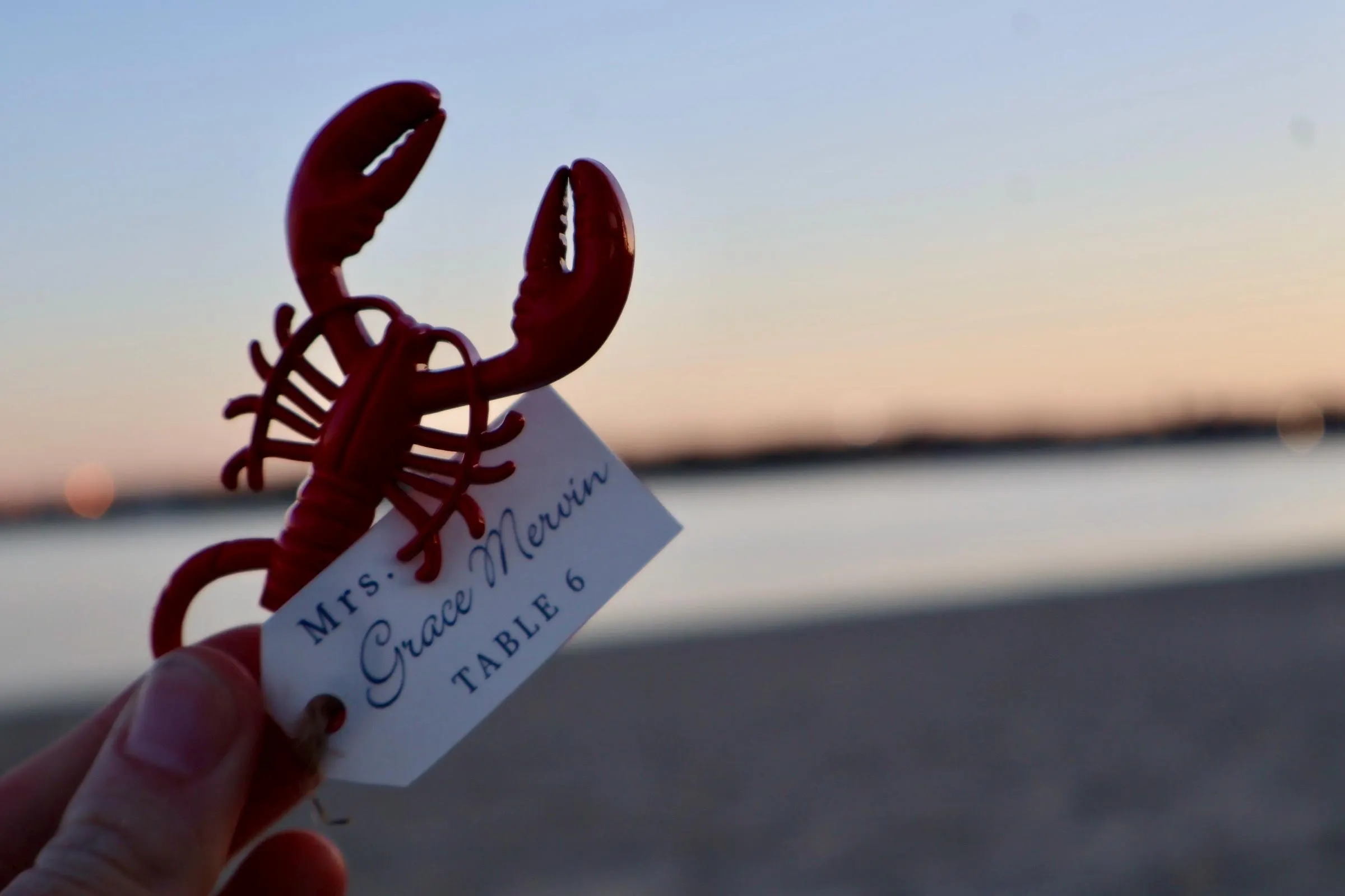 Lobster Bottle Opener Seating Chart — view 3