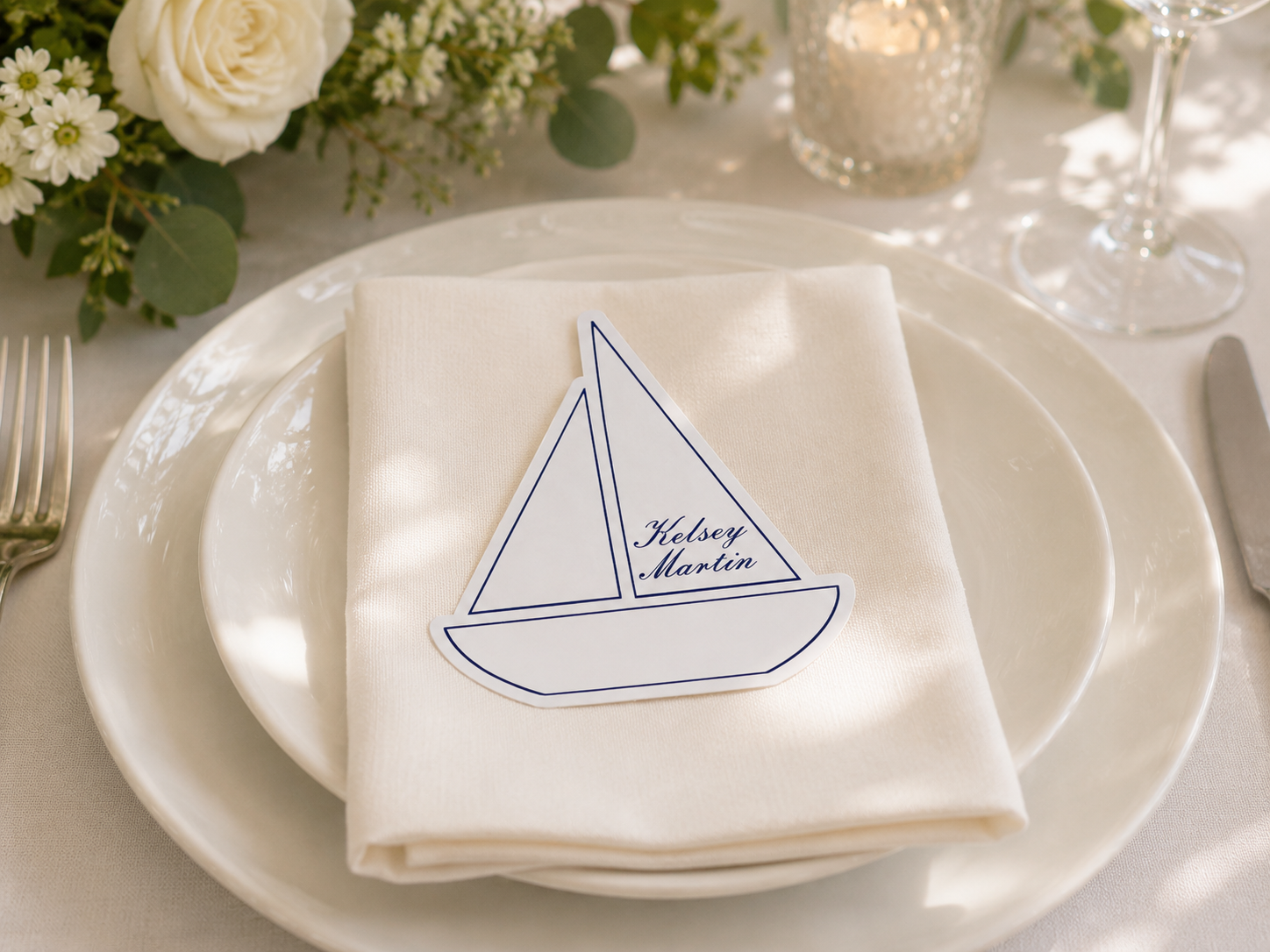 Sailboat Escort Cards — view 3