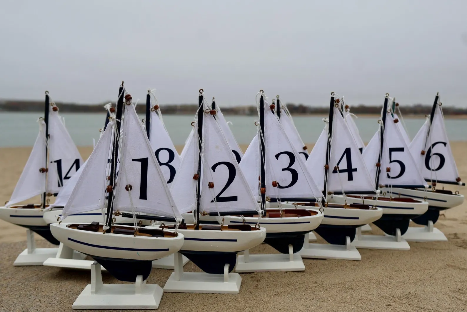 Sailboat Table Numbers — Table Numbers by Shoreline Bride