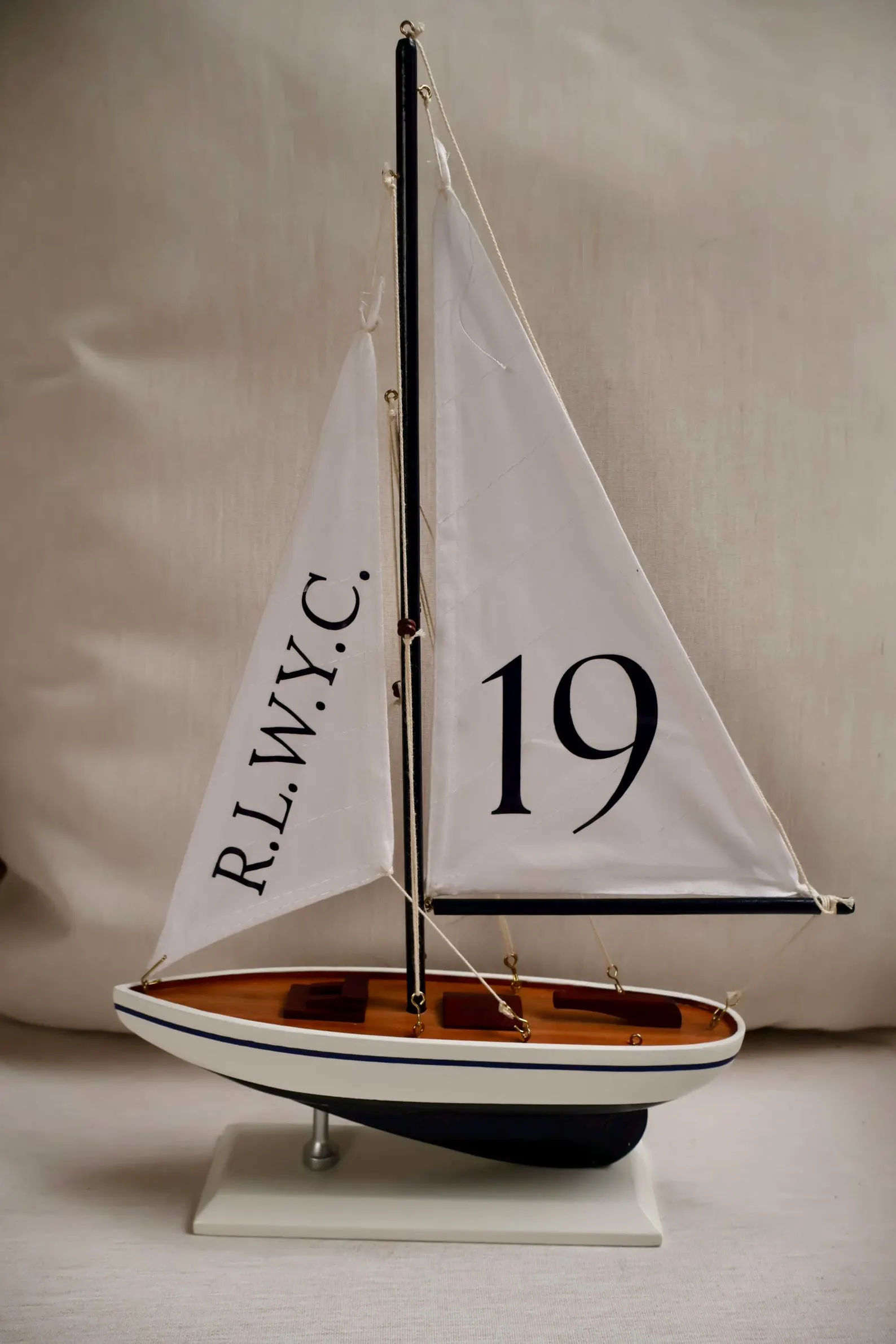 Tall Sailboat Table Number Centerpieces — view 4