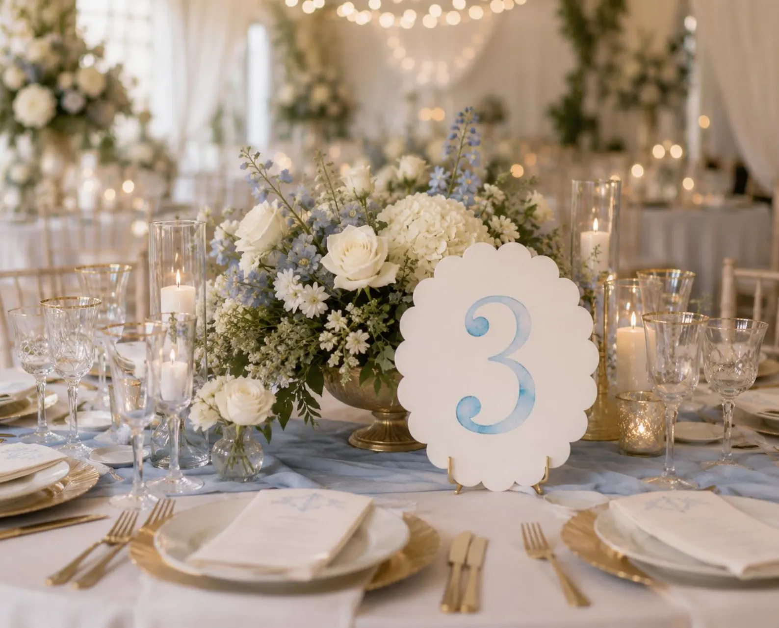 Water Color Table Numbers — handcrafted Table Numbers for coastal & beach weddings by Shoreline Bride, Boston MA
